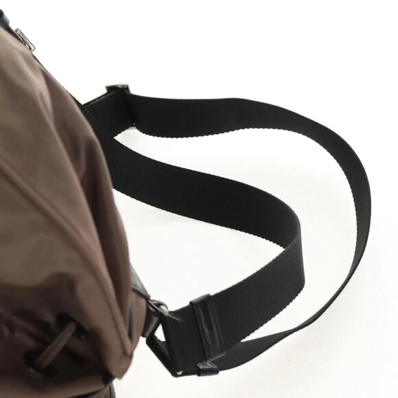 PRADA Backpack Nylon Gray Silver main image 16